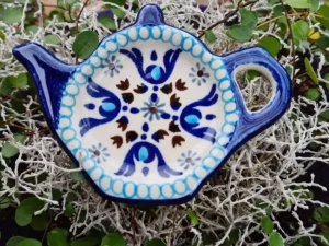 Teebeutelablage, 12x8 cm, Marrakesch^Bunzlauer Keramik Outlet