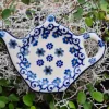 Teebeutelablage, 12x8 cm, Winter Garden, BSN J-4225^Bunzlauer Keramik Best