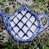 Teebeutelablage, 12x8 cm,Tradition 2, BSN 99975^Bunzlauer Keramik Online