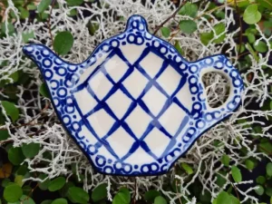 Teebeutelablage, 12x8 cm,Tradition 2, BSN 99975^Bunzlauer Keramik Online