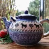 Teekanne, 1,8 l, Pferde^Bunzlauer Keramik Outlet