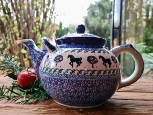 Teekanne, 1,8 l, Pferde^Bunzlauer Keramik Outlet