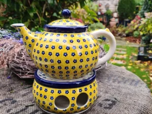 Teekanne mit Stövchen, 1200 ml, Tradition 20 - BSN 6821^Bunzlauer Keramik Discount