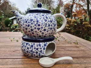 Teekanne mit Stövchen, 1200 ml, Tradition 12 - BSN 5054^Bunzlauer Keramik Sale