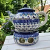 Teekanne mit Stövchen, 1200 ml, Seville^Bunzlauer Keramik Hot