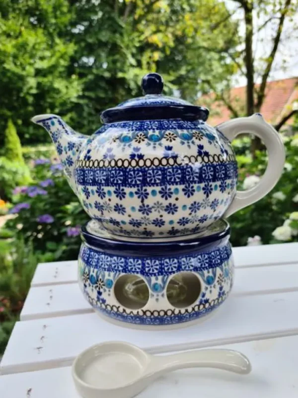 Teekanne mit Stövchen, 1200 ml, Seville^Bunzlauer Keramik Hot