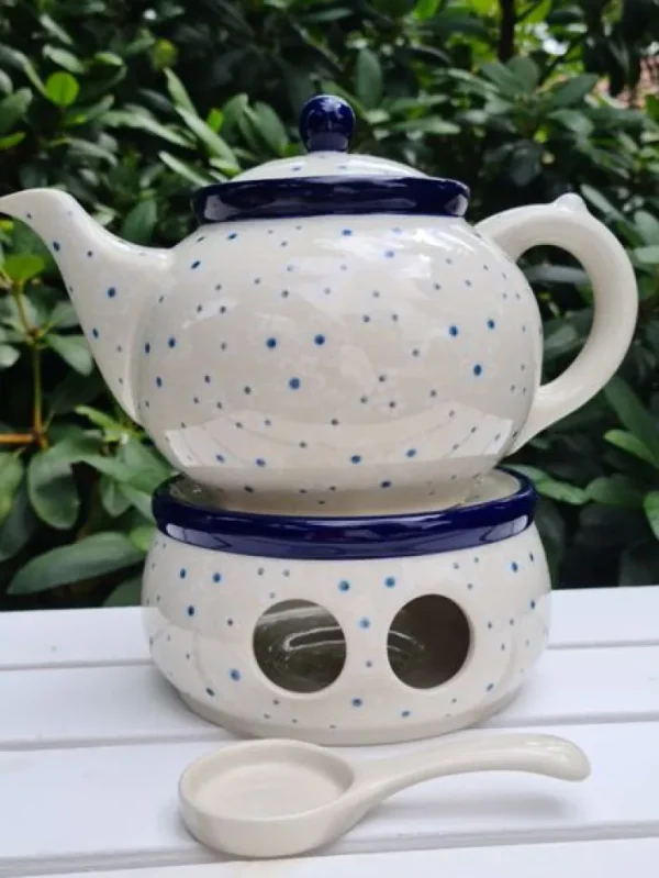 Teekanne mit Stövchen, 1200 ml, Little Gem^Bunzlauer Keramik Best