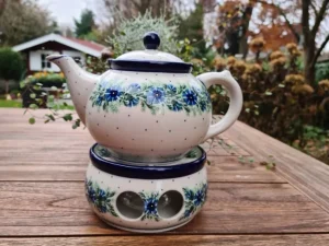 Teekanne mit Stövchen, 1200 ml, Tradition 7 - BSN 5053^Bunzlauer Keramik Hot