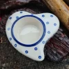 Teelichthalter in Herzform, ca. Ø 8,5 cm,5 cm, Floral Party^Bunzlauer Keramik Discount