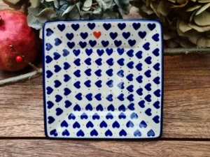 Teller / Platte 15x15 cm, Schatzsuche, BSN A-1170^Bunzlauer Keramik Discount