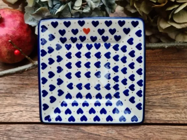 Teller / Platte 15x15 cm, Schatzsuche, BSN A-1170^Bunzlauer Keramik Discount