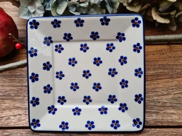 Teller / Platte 15x15 cm, Tradition 3, BSN m-102^Bunzlauer Keramik Clearance