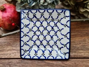 Teller / Platte 15x15 cm, Tradition 25, BSN m-112^Bunzlauer Keramik Outlet