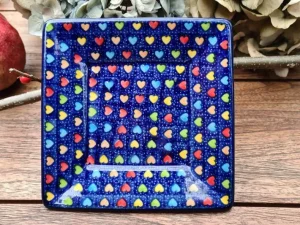 Teller / Platte 15x15 cm, Träume, BSN A-1062^Bunzlauer Keramik New
