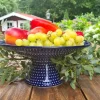 Tortenplatte auf Fuß, Ø 29 cm,13 cm, Unikat 22^Bunzlauer Keramik Best