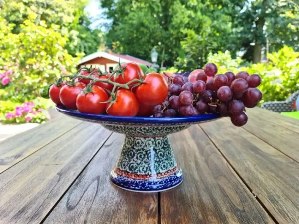 Tortenplatte auf Fuß, Ø 29cm, 13cm, Unikat^Bunzlauer Keramik Sale