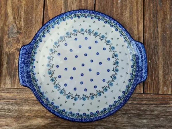 Tortenplatte, ca. Ø 33/30 cm, Fleur Delicate, BSN J-4608^Bunzlauer Keramik New