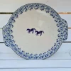 Tortenplatte, ca. Ø 33/30 cm, Horse^Bunzlauer Keramik Sale