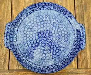 Tortenplatte, ca. Ø 33/30 cm, Lace^Bunzlauer Keramik New