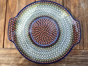 Tortenplatte, ca. Ø 33/30 cm, Unikat 1 - BSN 21735^Bunzlauer Keramik Hot