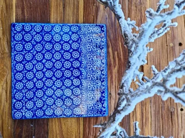 Untersetzer, 15 x 15 cm, Lace^Bunzlauer Keramik Clearance