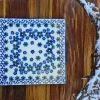 Untersetzer, 15 x 15 cm, Winter Garden, BSN J-1879^Bunzlauer Keramik Online
