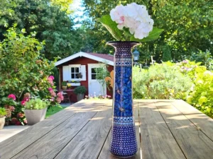 Vase, ca. 38 cm Höhe, Unikat 4 - BSN m-676^Bunzlauer Keramik Best