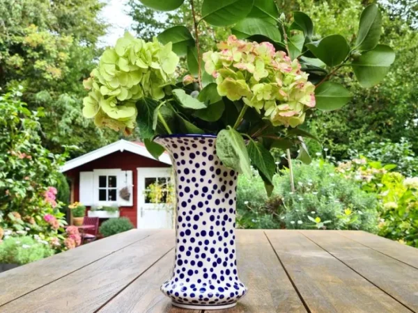 Vase, ca. 24 cm hoch, 1700 ml, Crazy Dots, BSN A-0287^Bunzlauer Keramik Discount