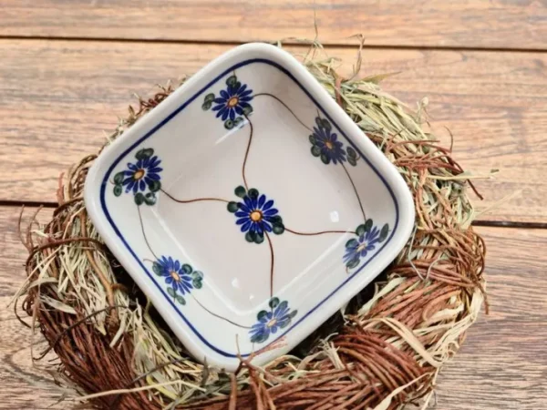 Viereckschale, 9,5 x 9,5 cm, Höhe 4,5 cm, Tradition 8 obr- BSN 20015^Bunzlauer Keramik Sale