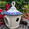 Vogelhaus , ca. Höhe 20 cm, 16 x 14 cm, White Valentine^Bunzlauer Keramik Hot