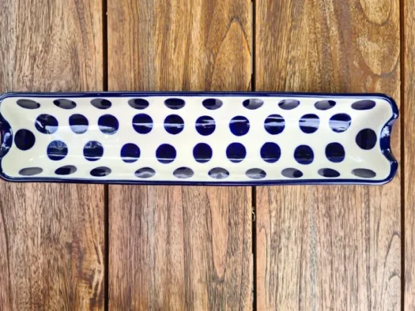Vorspeisenschale, 34 cm lang, polish pottery - Tradition 28^Bunzlauer Keramik Hot