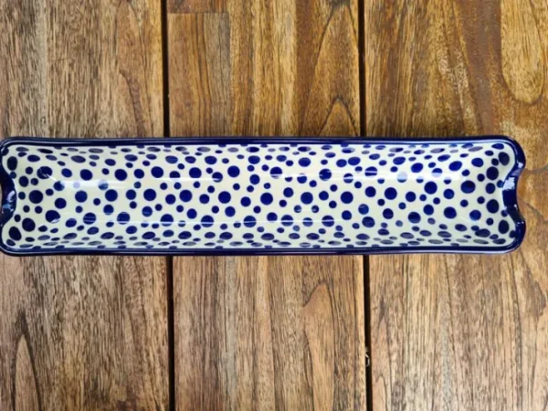 Vorspeisenschale, 34 cm lang, Crazy Dots, BSN A-1471^Bunzlauer Keramik Hot