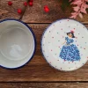 Wasser-Butterdose, Aschenputtel^Bunzlauer Keramik New