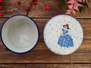 Wasser-Butterdose, Aschenputtel^Bunzlauer Keramik New