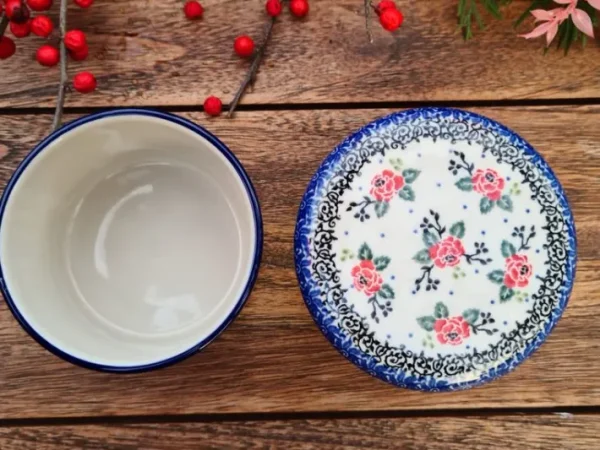 Wasser-Butterdose, Tea Rose^Bunzlauer Keramik Outlet