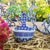 Weihwasserbecken, Höhe 14 cm, Marrakesch, Bunzlauer Geschirr^Bunzlauer Keramik Hot