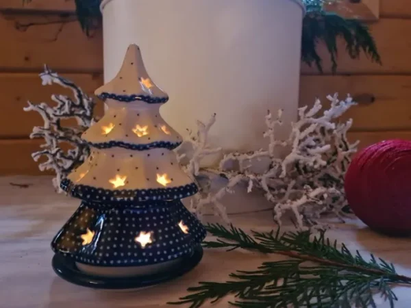 Windlicht Tannenbaum, 15 cm, Unikat 18, BSN U-103^Bunzlauer Keramik Fashion