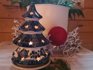 Windlicht Weihnachtsbaum, Tradition 9 - BSN 1201^Bunzlauer Keramik Online
