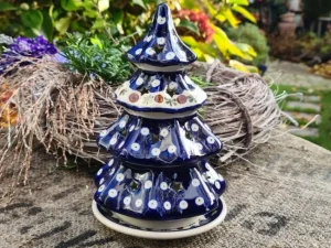 Windlicht Weihnachtsbaum, Tradition 6, günstige Keramik - BSN 0850^Bunzlauer Keramik Online