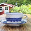 XXL Einzelstück! Tasse mit Untertasse, 4 l Vol., Unikat 10 - BSN 6156^Bunzlauer Keramik New