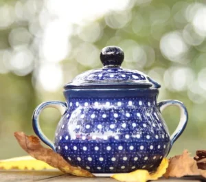 Zuckerdose, 200 ml, Unikat 22, polish pottery - BSN 10316^Bunzlauer Keramik Fashion