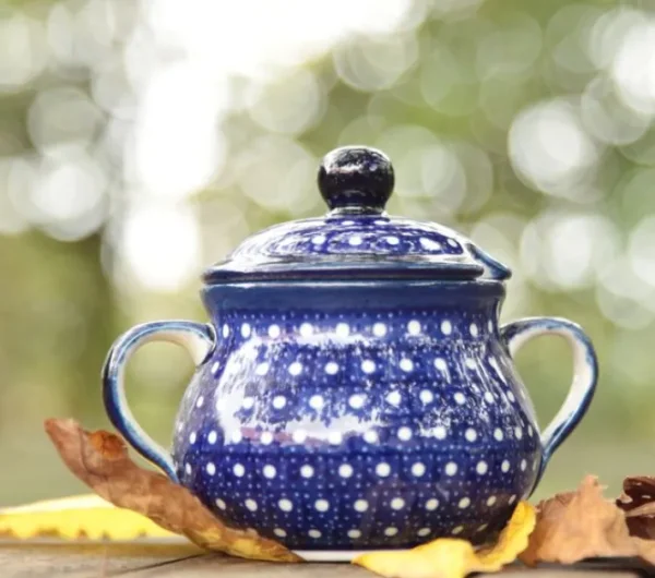 Zuckerdose, 200 ml, Unikat 22, polish pottery - BSN 10316^Bunzlauer Keramik Fashion