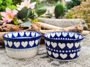 Zweisamkeit, 2er Set, Kleine Schale, Ø 9,5 cm, Höhe 5 cm, BSN J-4538^Bunzlauer Keramik Online