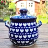 Zwiebeltopf, 1,5 l, 18,5x19 cm, Ich Dich auch, BSN s-226^Bunzlauer Keramik Clearance