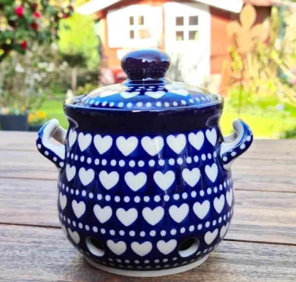 Zwiebeltopf, 1,5 l, 18,5x19 cm, Ich Dich auch, BSN s-226^Bunzlauer Keramik Clearance