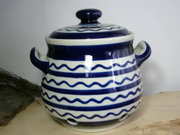 Zwiebeltopf, 3500 ml, 23 x 22 cm, Tradition 29 - Keramik Oberlausitz - BSN 409011^Bunzlauer Keramik Fashion
