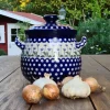 Zwiebeltopf, 3500 ml, 23 x 22 cm, Tradition 11 - Keramik Oberlausitz - BSN 5278^Bunzlauer Keramik New