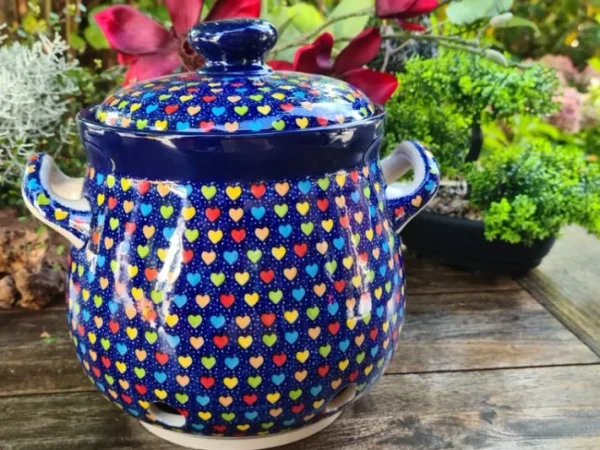 Zwiebeltopf, 3500 ml, 23 x 22 cm, Träume, BSN A-1069^Bunzlauer Keramik Fashion